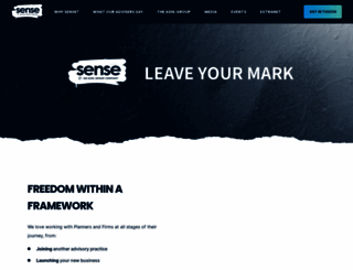 sense-network.co.uk screenshot