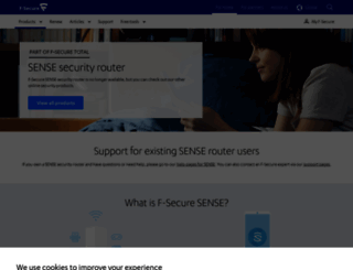 sense.f-secure.com screenshot