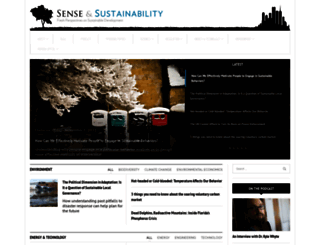 senseandsustainability.net screenshot