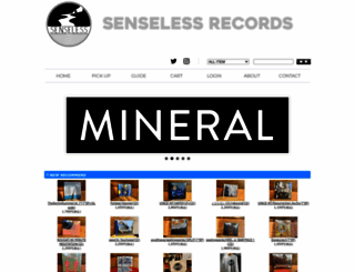 senselessrecords.com screenshot
