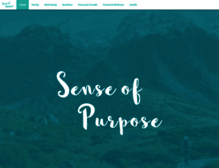 senseofpurpose.org screenshot