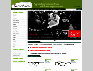 sensevision.ca screenshot