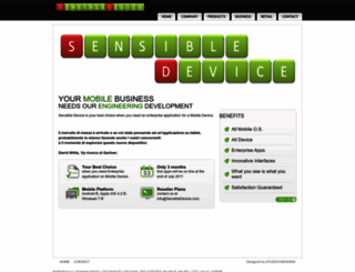 sensibledevice.com screenshot