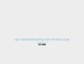 sensiblehosting.com screenshot