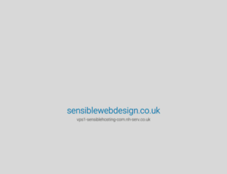 sensiblewebdesign.co.uk screenshot