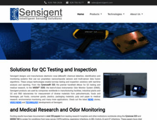 sensigent.com screenshot
