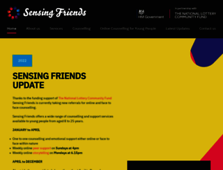 sensingfriends.org screenshot