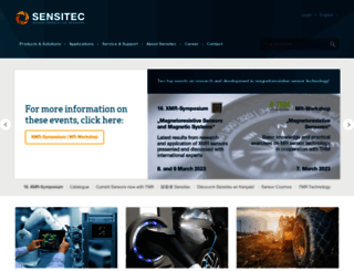 sensitec.com screenshot