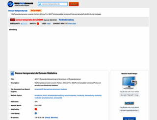 sensor-temperatur.de.webstatsdomain.org screenshot