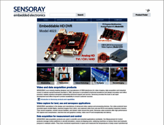 sensoray.com screenshot