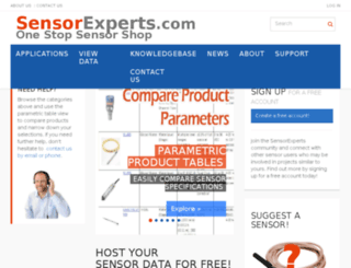 sensorexperts.com screenshot