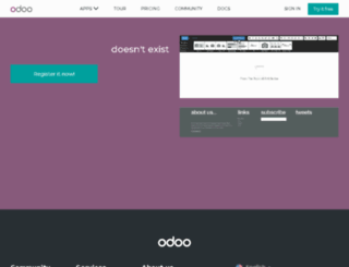 sensorhub.odoo.com screenshot