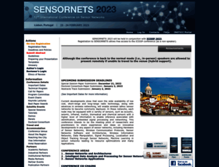 sensornets.org screenshot