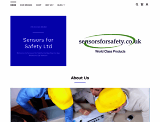 sensorsforsafety.co.uk screenshot