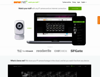sensr.net screenshot