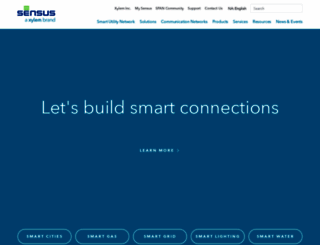sensus.com screenshot
