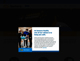 sentaracareers.com screenshot