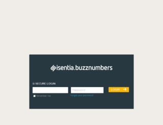sentia.buzznumbershq.com screenshot