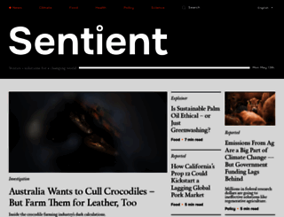 sentientmedia.org screenshot