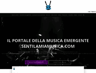 sentilamiamusica.com screenshot