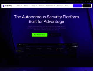 sentinelone.com screenshot