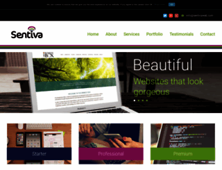 sentivaweb.com screenshot