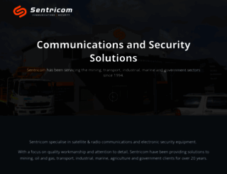 sentricom.com.au screenshot