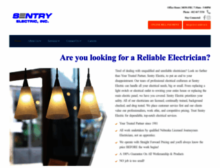 sentryelectric.com screenshot