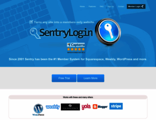 sentrylogin.com screenshot