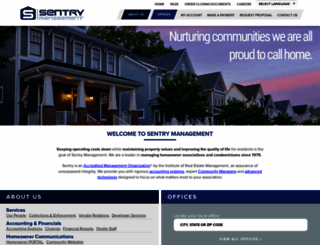 sentrymgt.com screenshot