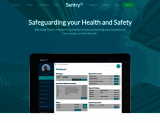 sentrysm.co.uk screenshot