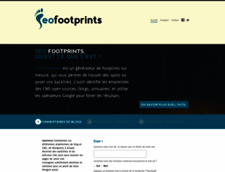 seo-footprints.com screenshot