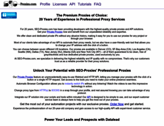 seo-proxies.com screenshot