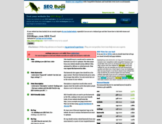 seobugs.com screenshot