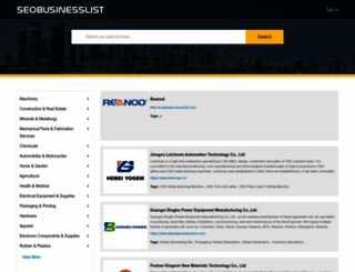 seobusinesslist.com screenshot
