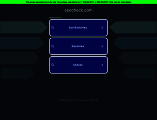 seocheck.com screenshot