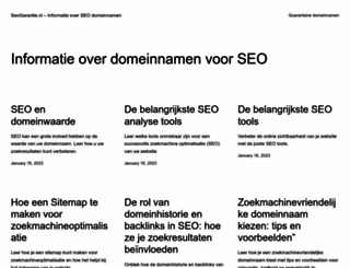 seogarantie.nl screenshot