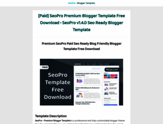 seopro-premium-blogger-template.blogspot.com screenshot
