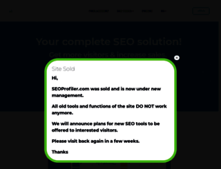 seoprofiler.fr screenshot