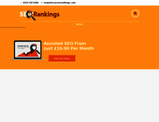 seorankings.com screenshot