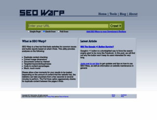 seowarp.com screenshot