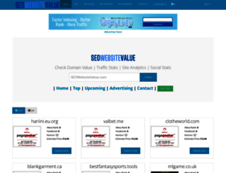 seowebsitevalue.com screenshot