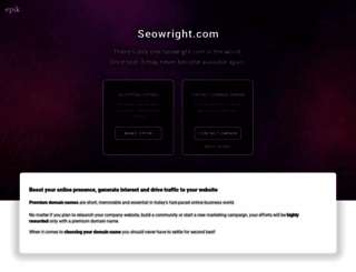 seowright.com screenshot