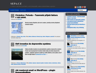 sepa.cz screenshot