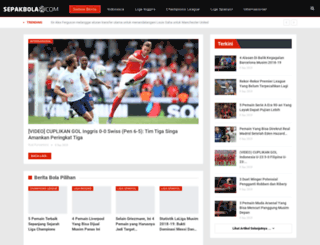 sepakbola.com screenshot