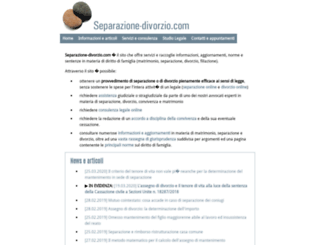 separazione-divorzio.com screenshot