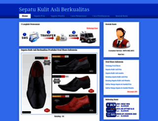 sepatu-kulitasli.blogspot.com screenshot