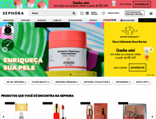 sephora.com.br screenshot