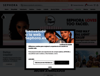 sephora.es screenshot