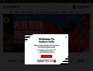sephora.nnnow.com screenshot